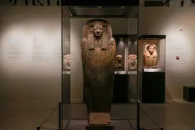 古埃及文物“显眼包”首次在宁展出，114组文物带你穿越4000年前的古埃及图片