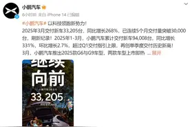 “新势力”3月成绩单出炉：小米汽车交付超2.9万台，小鹏同比增长268%！零跑破3.7万台！理想、埃安等也公布了图片