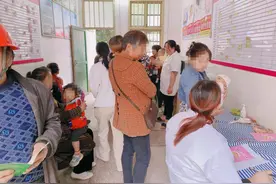 关注儿童成长：祁阳大村甸镇卫生院开展0-3岁儿童健康体检图片