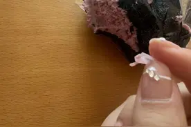 在贝果里吃出塑料 崎本的店称店内没有同样的塑料异物图片