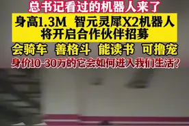 会骑车善格斗能读书 总书记看过的机器人来了图片