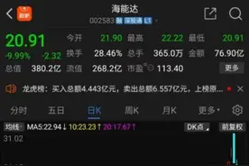 海能达22连板后暴跌，“黎巴嫩订单”炒作落幕，“牛散”加杠杆买进前十大图片