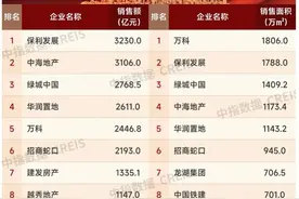 超4.3万亿！100家房企交成绩单，TOP3再洗牌图片