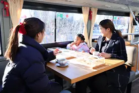 北京首条双层巴士滑雪接驳专线开通，延庆滑雪更“丝滑”图片