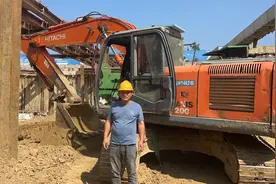 挖掘机手的致富梦图片