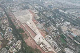 建设进度91%，广州地铁十号线广钢新城车辆段移交运营调试图片