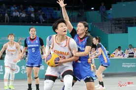 中国女子三人篮球卫冕亚运会冠军图片