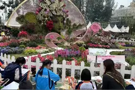 国家植物园立体花坛“京韵”荣获香港花展最佳展品金奖图片