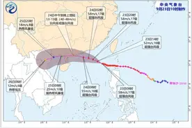 中央气象台继续发布台风橙色预警图片