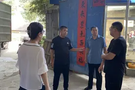 莱芜区工信局到方下街道调研工业项目发展情况图片