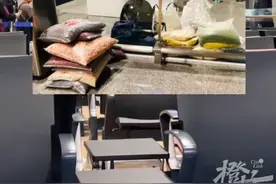 为什么有人背着粮食登上去韩国的国际航班？图片