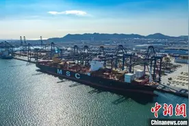 全球最大集装箱班轮公司开通大连至欧洲、地中海远洋航线图片