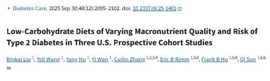 “低碳饮食法”或让糖尿病风险飙升