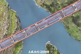 牂牁江大桥“上岗体检”图片