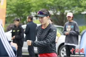 竞走名将切阳什姐在青开启冠军训练营图片