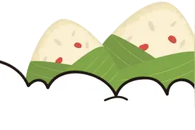 吃个粽子跑8000米才能消耗掉~好吃也要健康地吃~图片