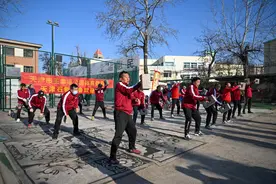 全民健身|天津大爷 冬练“三九”图片