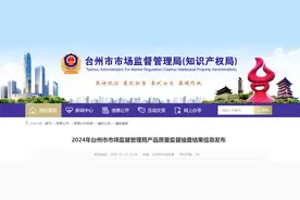 2024年浙江省台州市市场监督管理局产品质量监督抽查结果公布图片