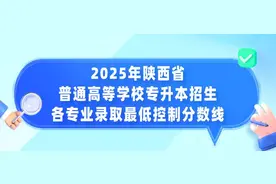 2025年陕西省普通高等学校专升本招生计划、各专业录取最低控制分数线图片