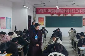 泰职举行2025年对口贯通分段培养转段测试工作图片