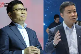 余承东与何小鹏互怼口头和解，引发车圈AEB技术路线讨论，头部智能驾驶厂商竞争升级图片