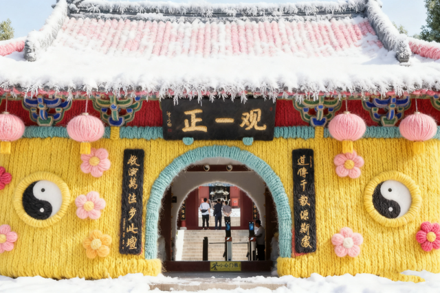 降温啦！龙虎山景点集体“穿”毛衣啦！