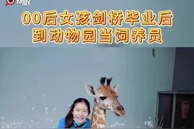 心有热爱！00后南京女孩淡定回应“剑桥毕业入职动物园”：不介意被称为“饲养员”“铲屎官”图片