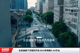 比亚迪旗下方程豹汽车2024年销量5.64万台视频封面