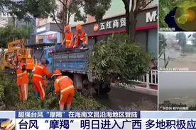 台风“摩羯”明日进入广西 多地积极应对图片