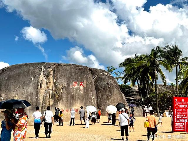 双节拍 | 天涯海角景区，海天一色游人如织