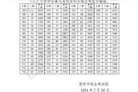 2024昆明市普通高中第三批次第1轮征集志愿录取结果公布图片