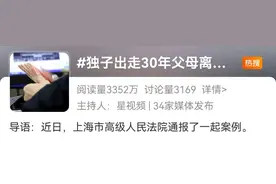 独子出走30年，父母离世后现身要求继承遗产！上海法院判了图片