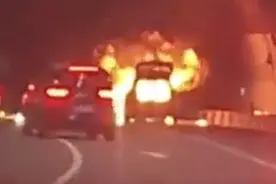 泉州市区一隧道突发！现场浓烟滚滚图片