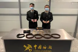 近年来首次查获！杭州空港拦截一批濒危动物及其制品，含犀牛角等图片