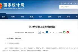 国家统计局发布调查报告：去年农民工月均收入4961元，50岁以上人员占比达31.6%图片