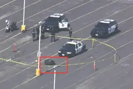 波音777客机在美飞行时轮胎掉落，多车受损！现场画面曝光图片