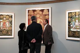 娘本16幅唐卡亮相纽约洛克菲勒画廊图片