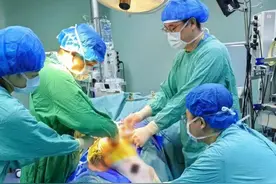 跨越高龄“禁区”，青大附院创伤外科成功为百岁老人实施人工股骨头置换术图片