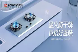 焕新每一餐的美好自在，樱花幻境系列燃气灶释放厨房里的幸福与欢笑图片