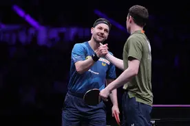 【乒乓球】波尔最后一次到中国参赛 晋级16强用中文感谢球迷图片