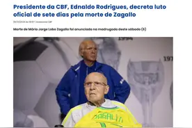 巴西足坛名宿扎加洛去世，曾四次获世界杯冠军图片