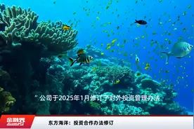 东方海洋：投资合作办法修订视频封面