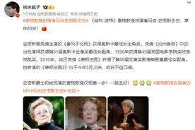 《哈利波特》“麦格教授”去世，全网哈迷集体悼念：院长，我还没收到录取信呢图片