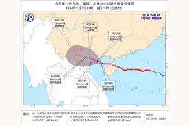 中央气象台继续发布台风红色预警！图片