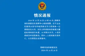 河北邯郸通报一公寓楼发生火灾：1人抢救无效死亡图片