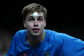 关注 | 瑞典新星来势汹汹 樊振东把他列入“超一流”图片