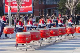 潍坊阳光活力校园现场观摩研讨会在高新实验学校举行图片