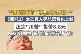 太魔性！《哪吒2》太乙真人导航语音包上线，正宗“川普”，售价8.8元图片