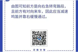 每日安全一图丨驾驶机动车在山区道路遇到这种情况如何处理？图片
