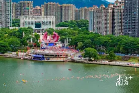 清远河湖｜“很清”的北江，迎来4500名“泳士”图片